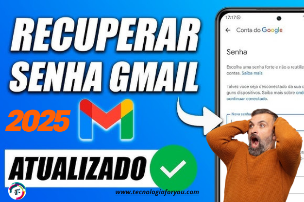 Tutorial de como Recuperar Senha Gmail Celular Android