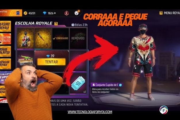 1.692 diamantes por uma skin Free Fire? Descubra o motivo