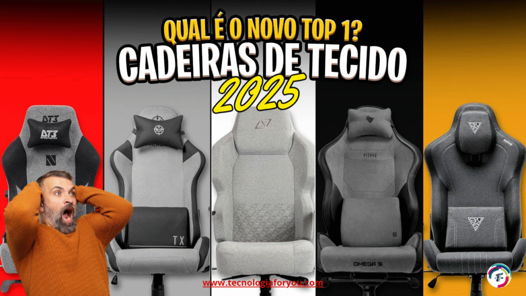 Melhor Cadeira Gamer Tecido 2025: Top Escolhas