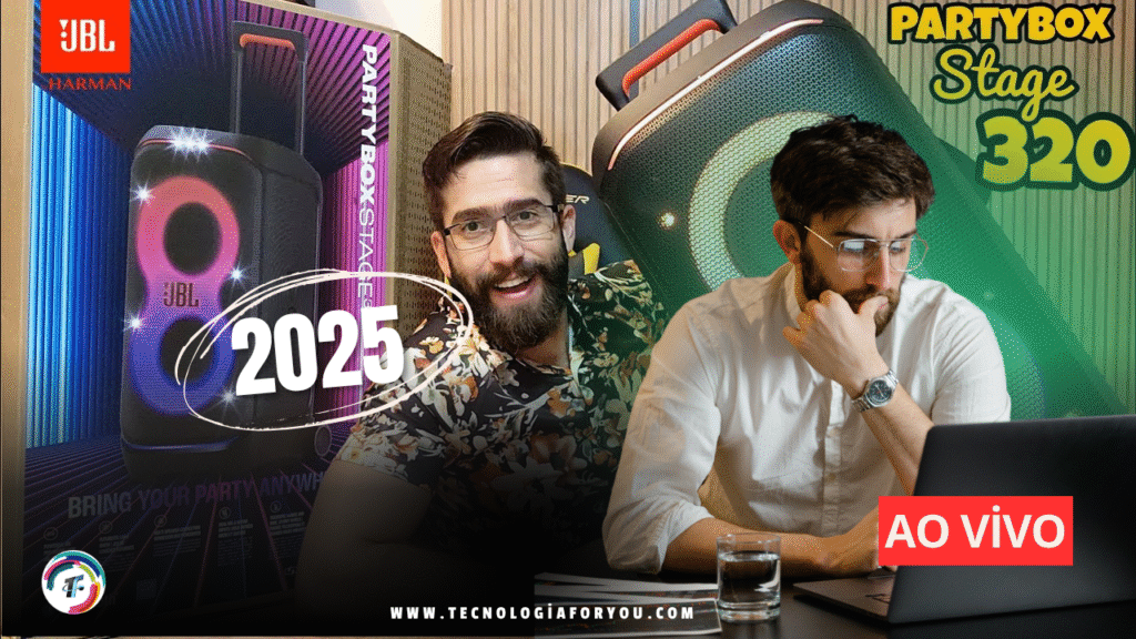 Caixa de som Bluetooth JBL PartyBox Stage 320 é boa?