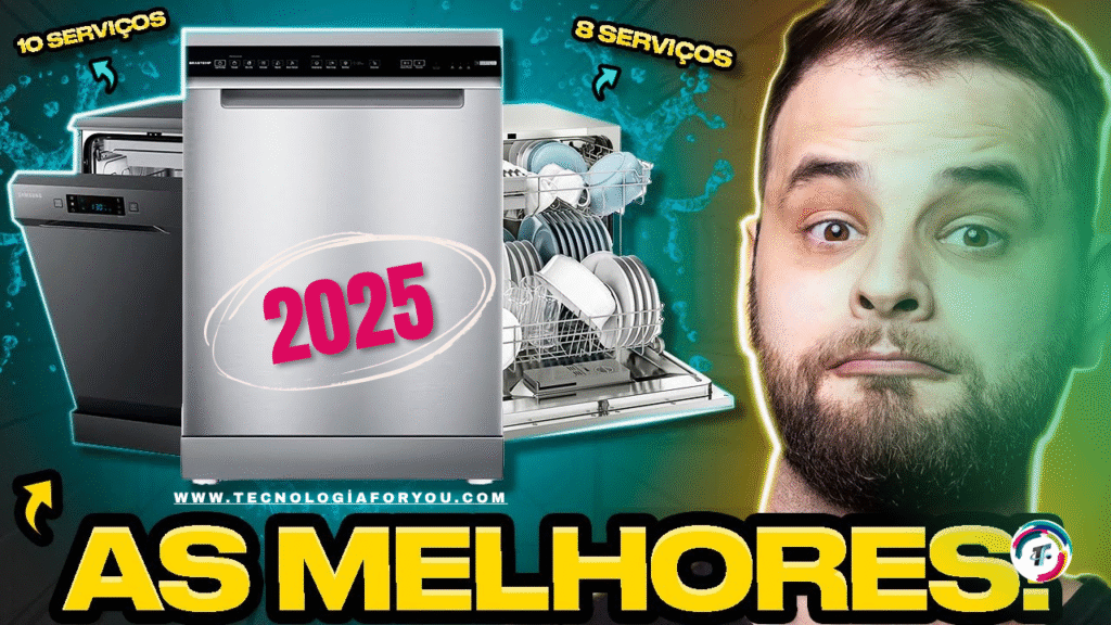 Melhores Lava-Louças 2025: 8, 10, 14 e 15 serviços