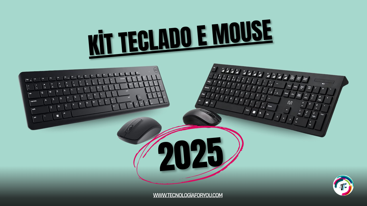 Kit teclado e mouse: 10 opções para estudos e produtividade