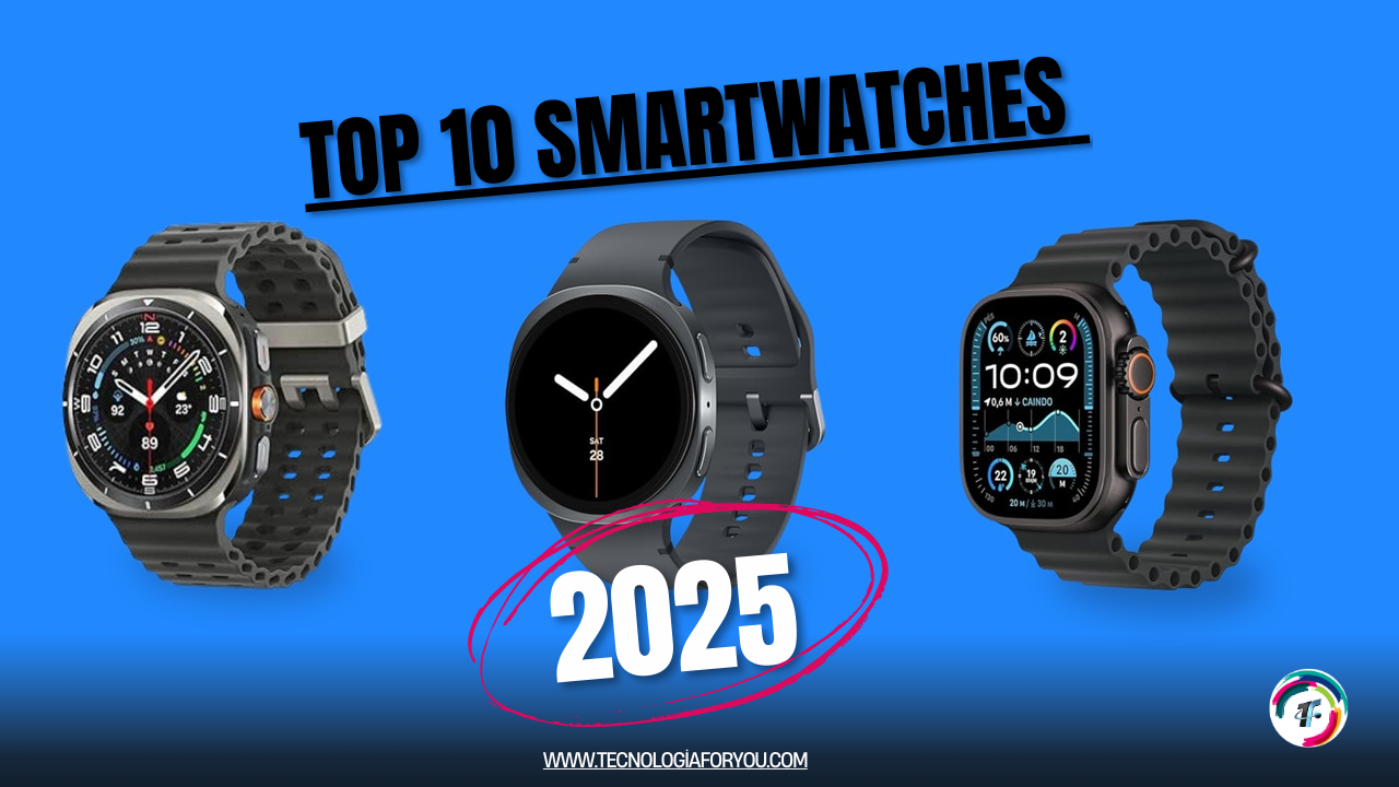 Top 10 Smartwatches 2025: escolha o melhor para você!